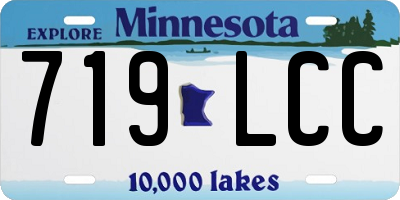 MN license plate 719LCC