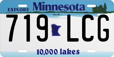 MN license plate 719LCG