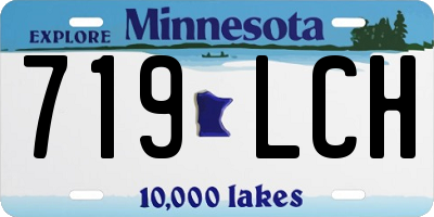 MN license plate 719LCH