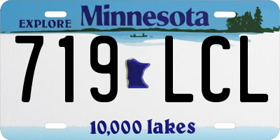 MN license plate 719LCL