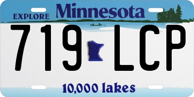 MN license plate 719LCP