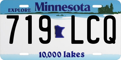 MN license plate 719LCQ