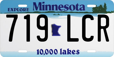 MN license plate 719LCR