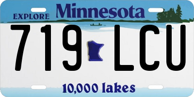 MN license plate 719LCU