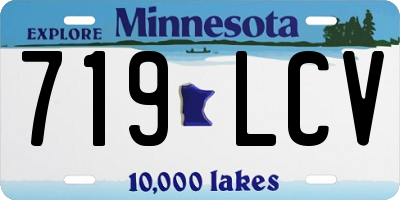 MN license plate 719LCV