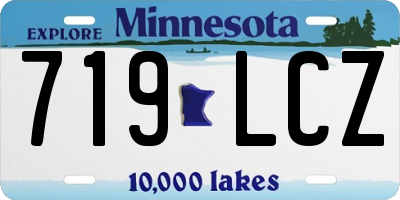 MN license plate 719LCZ