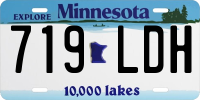 MN license plate 719LDH