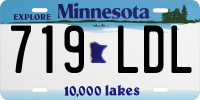 MN license plate 719LDL
