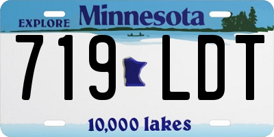 MN license plate 719LDT
