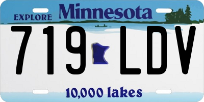 MN license plate 719LDV