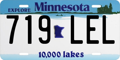 MN license plate 719LEL