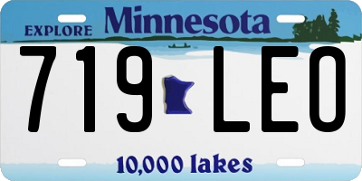 MN license plate 719LEO