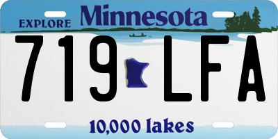 MN license plate 719LFA
