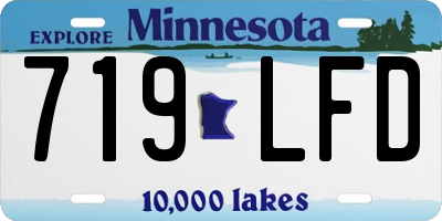 MN license plate 719LFD