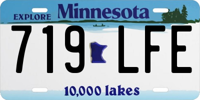 MN license plate 719LFE