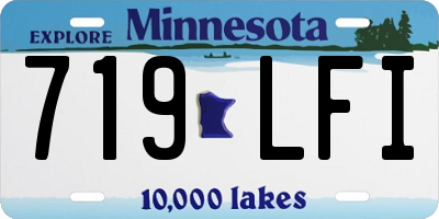 MN license plate 719LFI