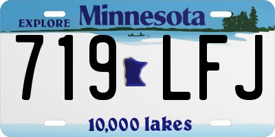 MN license plate 719LFJ