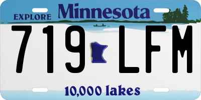 MN license plate 719LFM