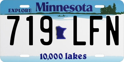 MN license plate 719LFN