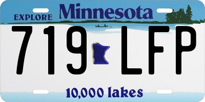 MN license plate 719LFP
