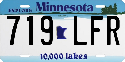 MN license plate 719LFR