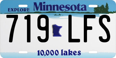 MN license plate 719LFS