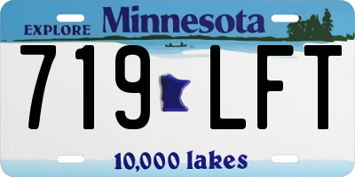 MN license plate 719LFT