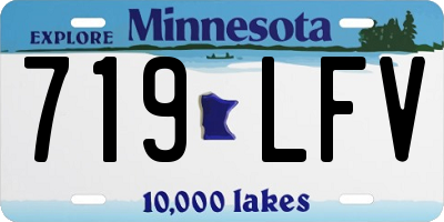 MN license plate 719LFV