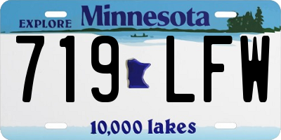 MN license plate 719LFW
