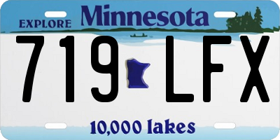 MN license plate 719LFX