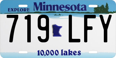 MN license plate 719LFY