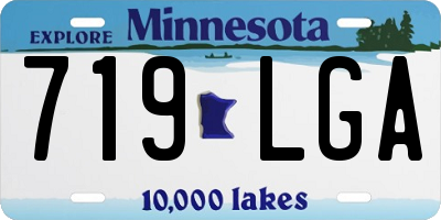 MN license plate 719LGA