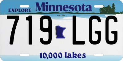 MN license plate 719LGG