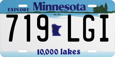 MN license plate 719LGI