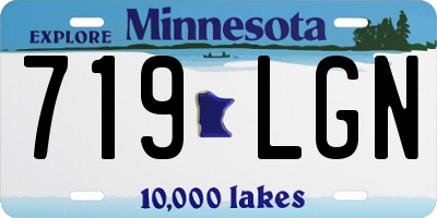 MN license plate 719LGN