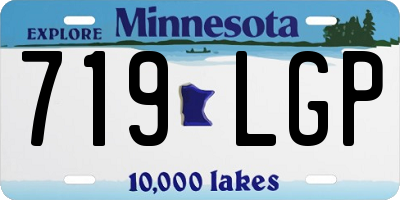 MN license plate 719LGP