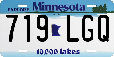 MN license plate 719LGQ
