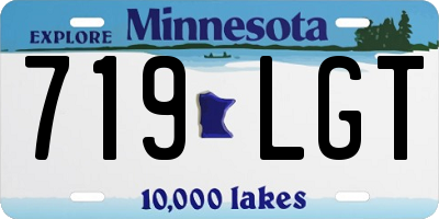 MN license plate 719LGT