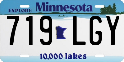 MN license plate 719LGY