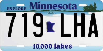 MN license plate 719LHA