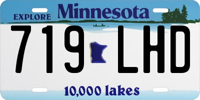 MN license plate 719LHD