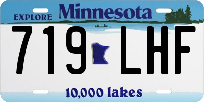 MN license plate 719LHF