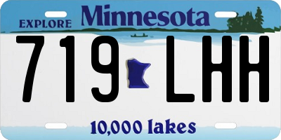 MN license plate 719LHH
