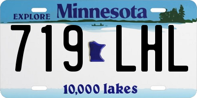 MN license plate 719LHL