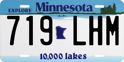 MN license plate 719LHM