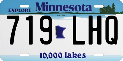 MN license plate 719LHQ