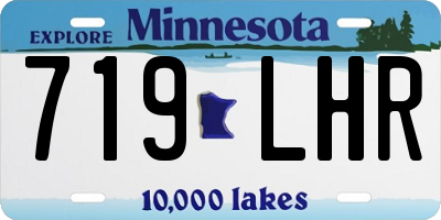 MN license plate 719LHR