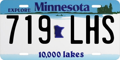 MN license plate 719LHS