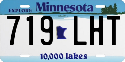 MN license plate 719LHT