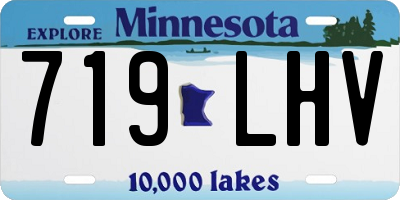 MN license plate 719LHV